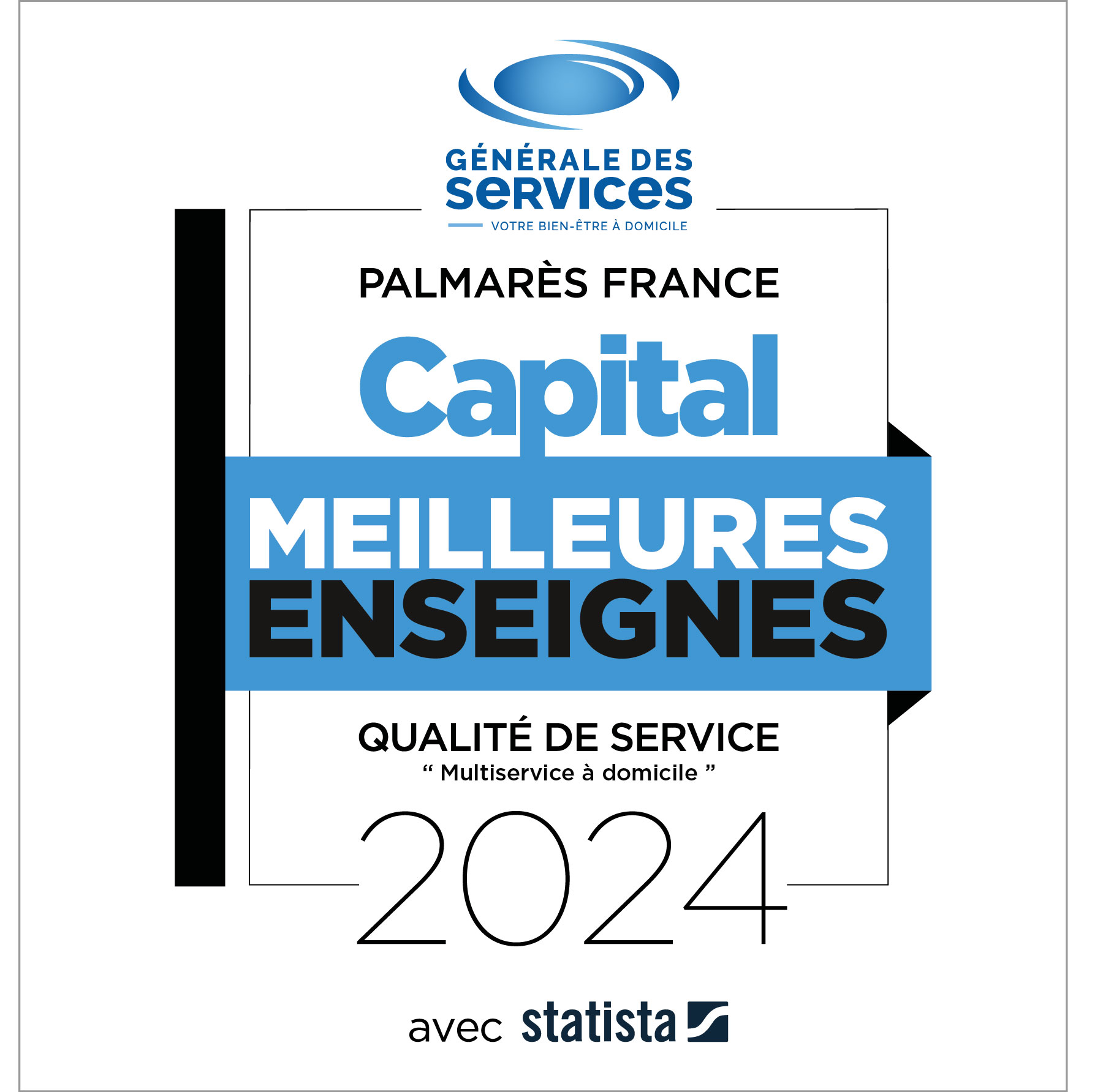 Capital Meilleures Enseignes 2024 - Générale Des Services